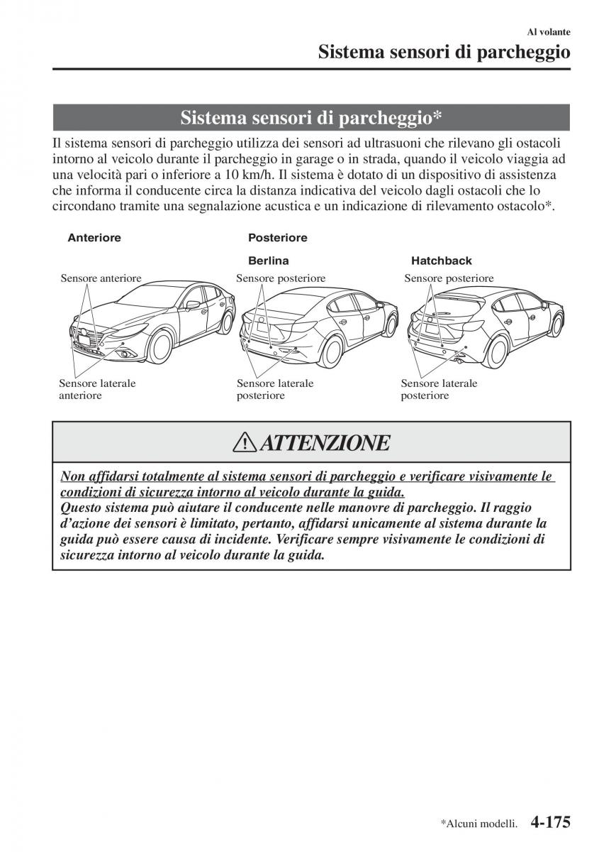 Mazda 3 III manuale del proprietario / page 325