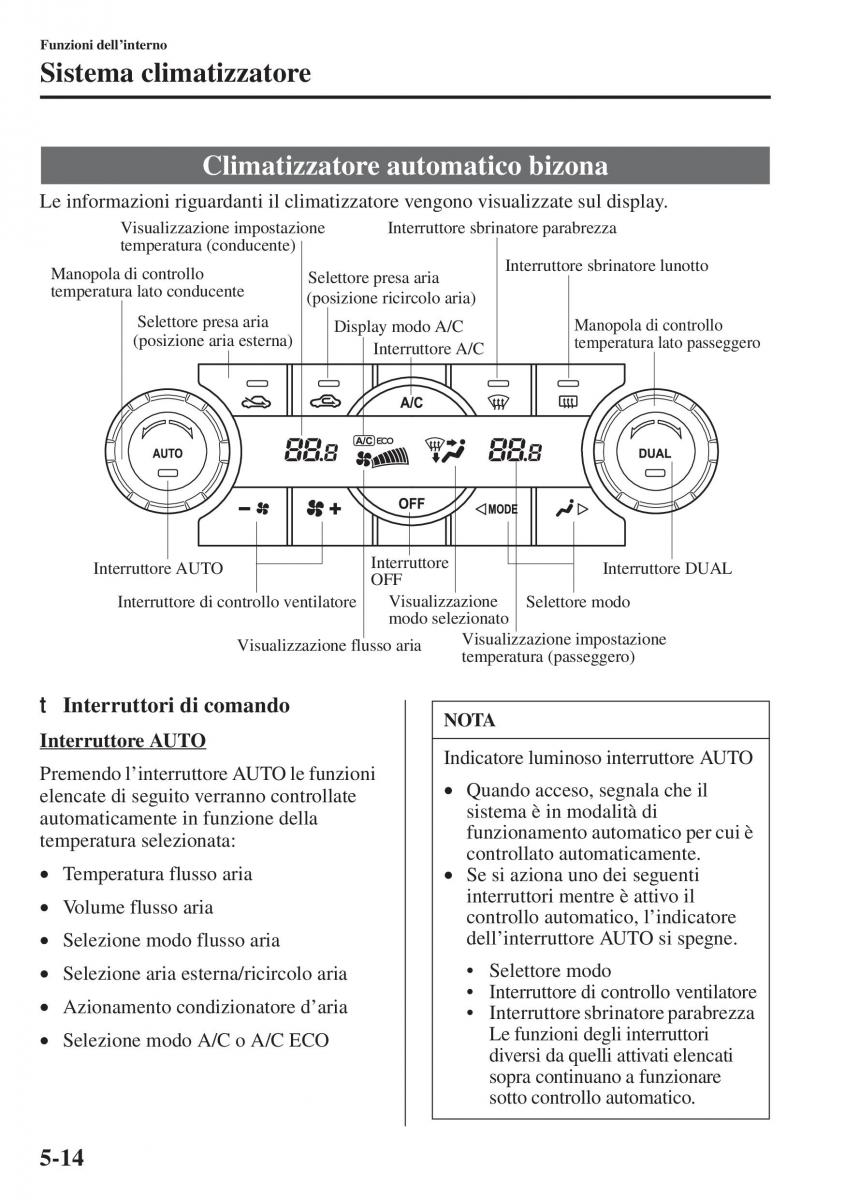 Mazda 3 III manuale del proprietario / page 348