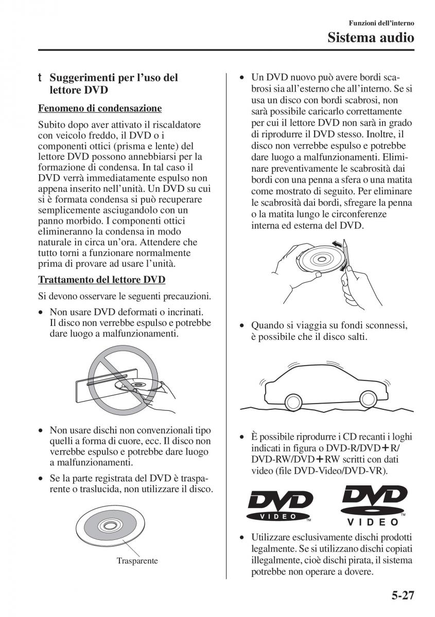 Mazda 3 III manuale del proprietario / page 361