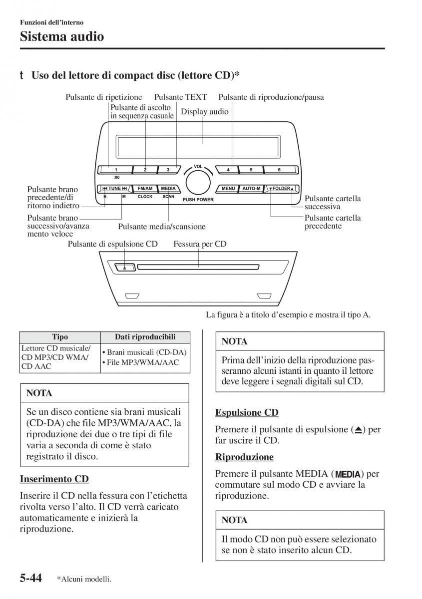 Mazda 3 III manuale del proprietario / page 378