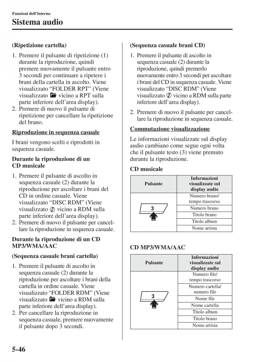 Mazda 3 III manuale del proprietario / page 380