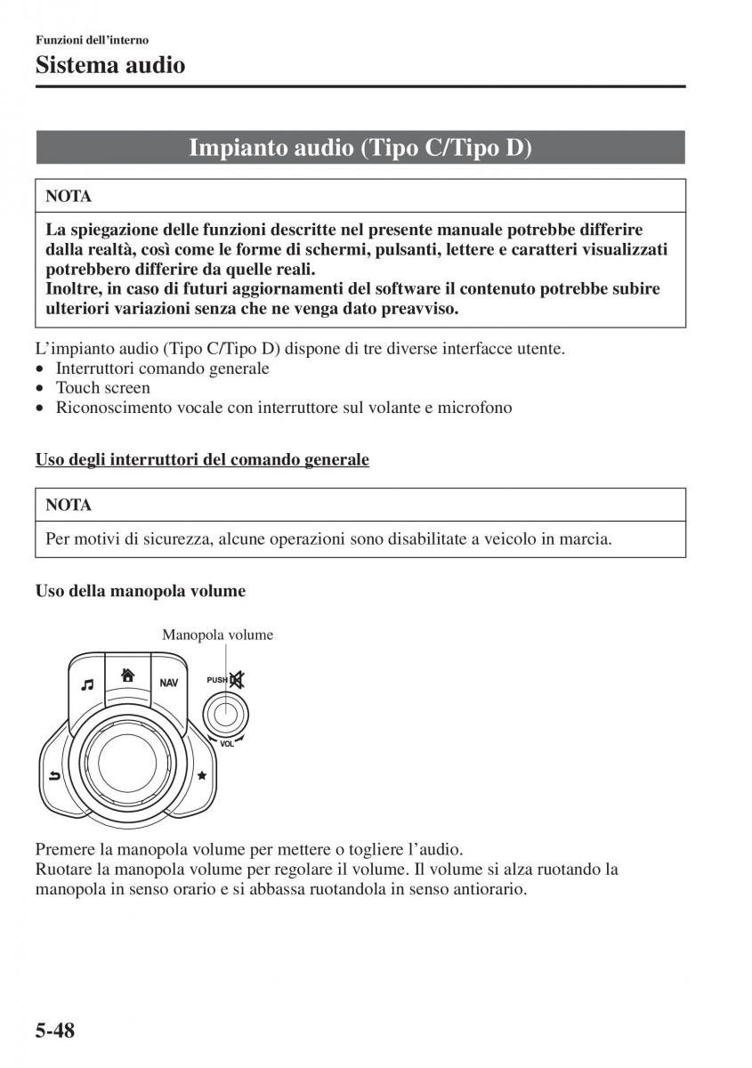 Mazda 3 III manuale del proprietario / page 382