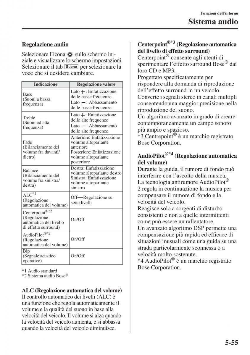 Mazda 3 III manuale del proprietario / page 389