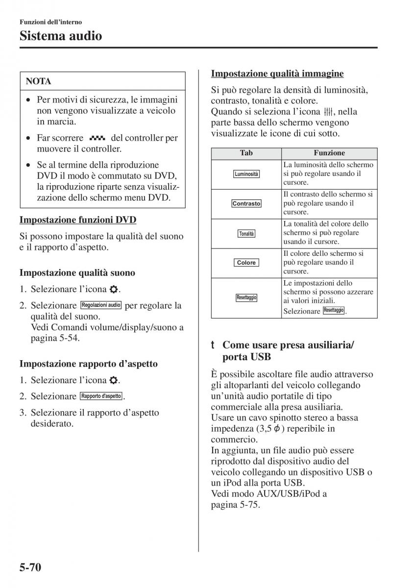 Mazda 3 III manuale del proprietario / page 404