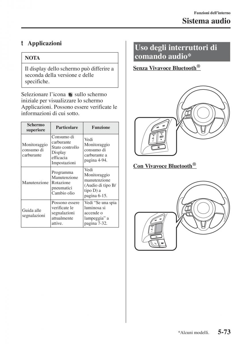 Mazda 3 III manuale del proprietario / page 407