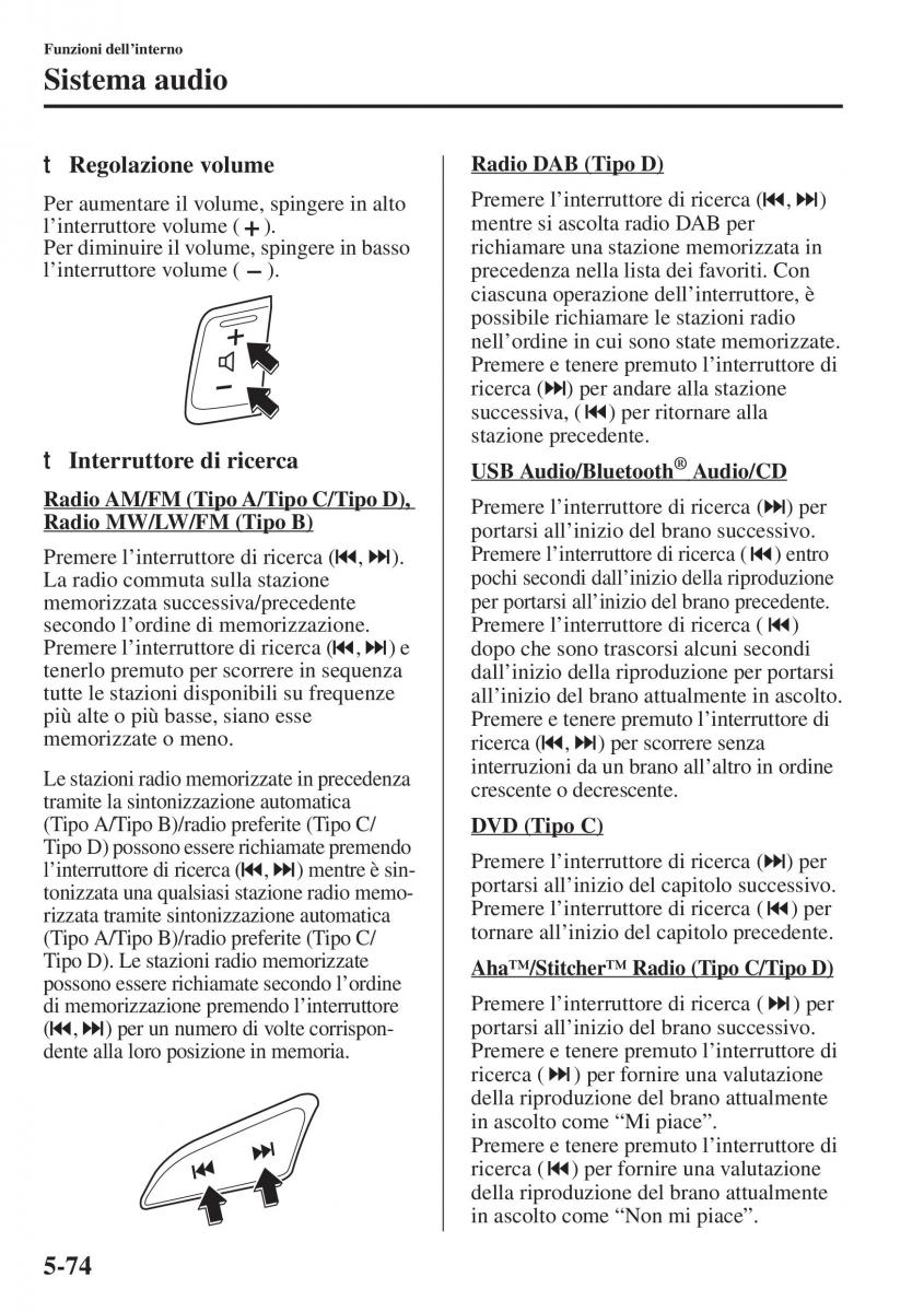 Mazda 3 III manuale del proprietario / page 408