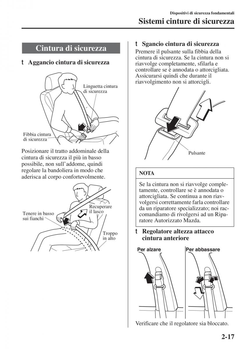 Mazda 3 III manuale del proprietario / page 41