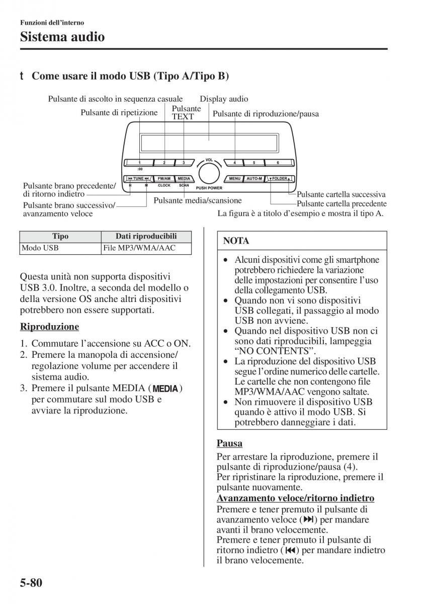 Mazda 3 III manuale del proprietario / page 414