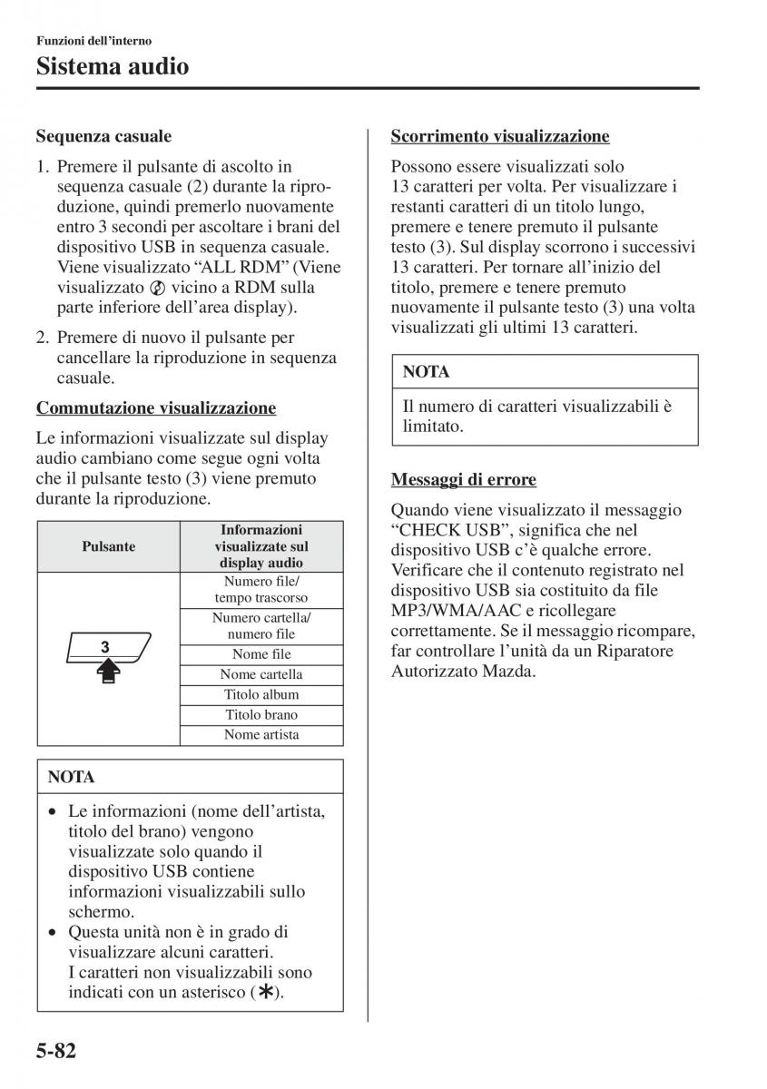 Mazda 3 III manuale del proprietario / page 416