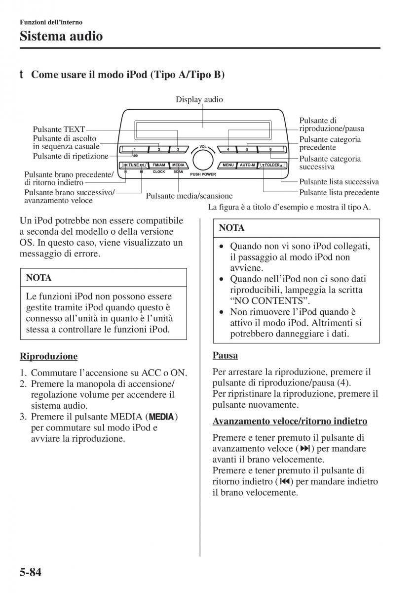 Mazda 3 III manuale del proprietario / page 418