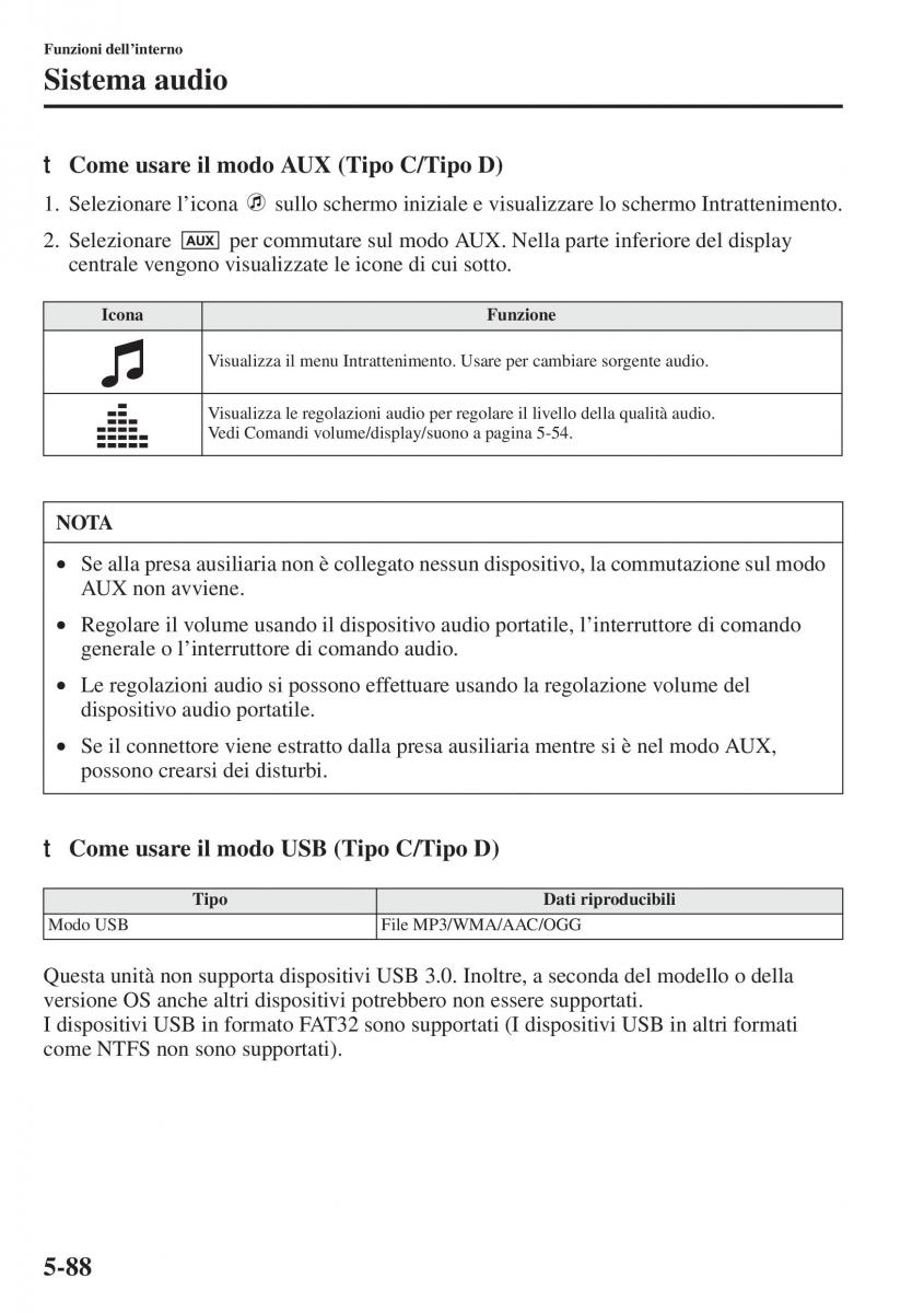 Mazda 3 III manuale del proprietario / page 422