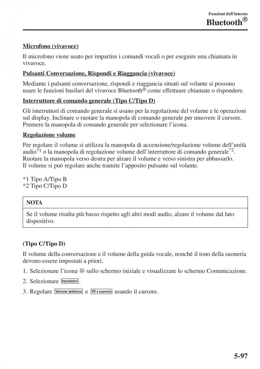 Mazda 3 III manuale del proprietario / page 431