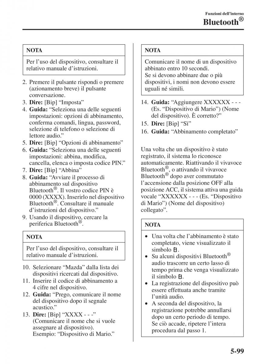 Mazda 3 III manuale del proprietario / page 433