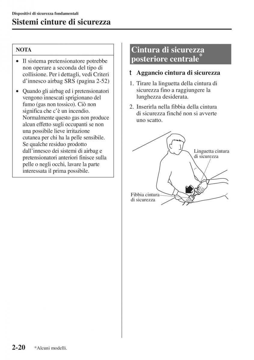 Mazda 3 III manuale del proprietario / page 44