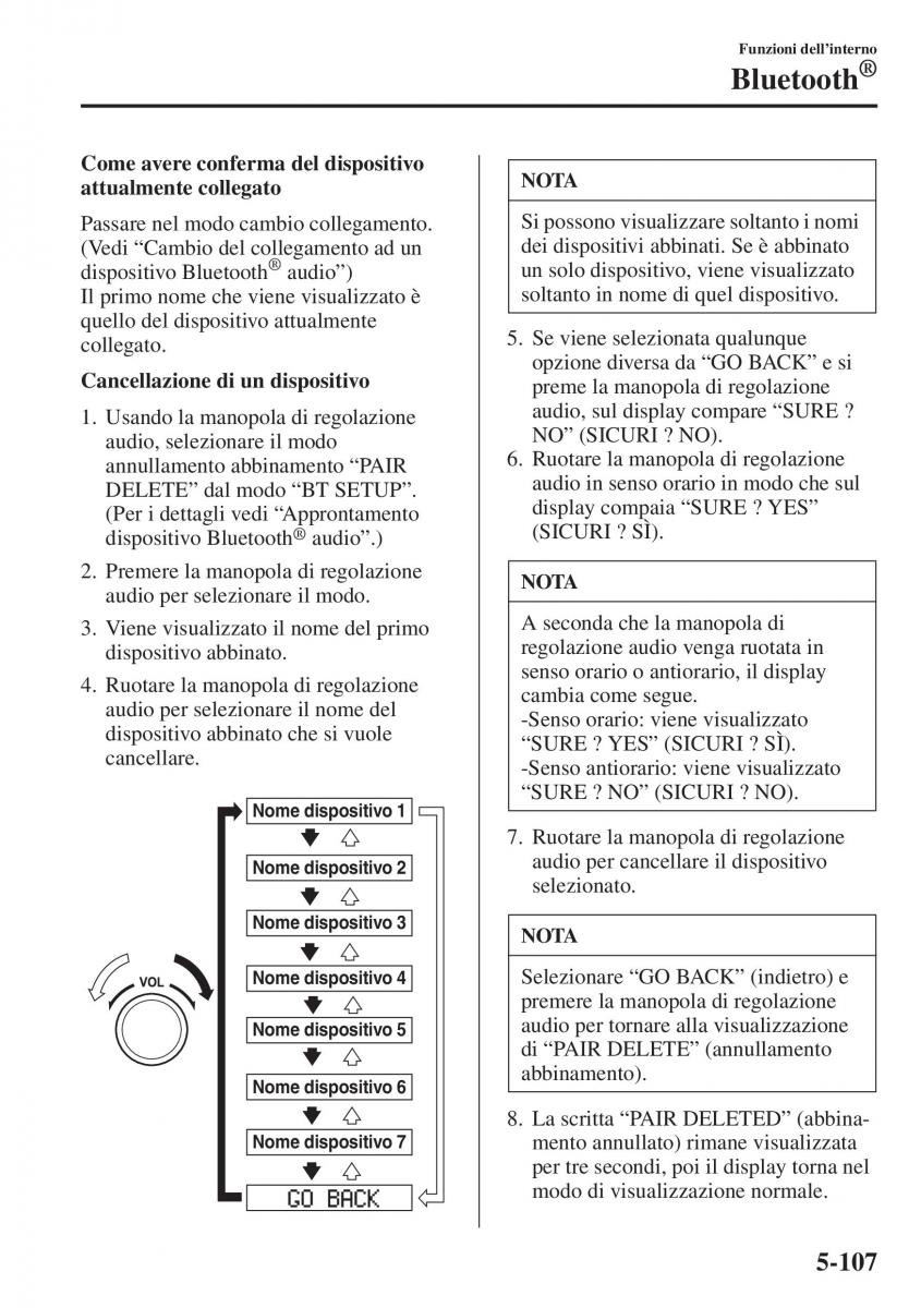 Mazda 3 III manuale del proprietario / page 441