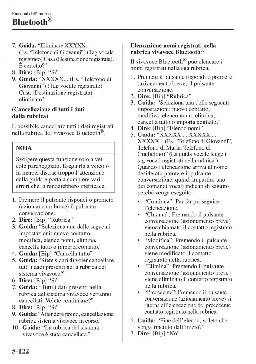 Mazda 3 III manuale del proprietario / page 456