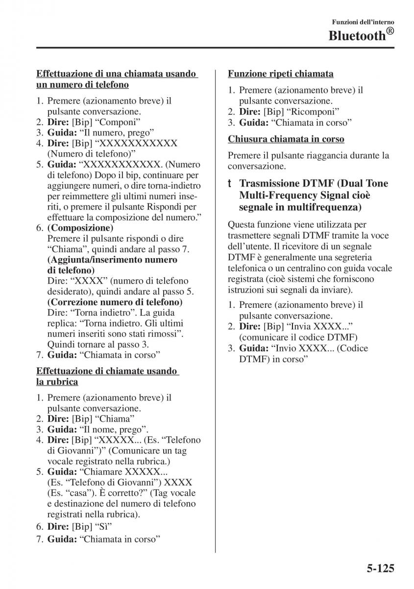 Mazda 3 III manuale del proprietario / page 459