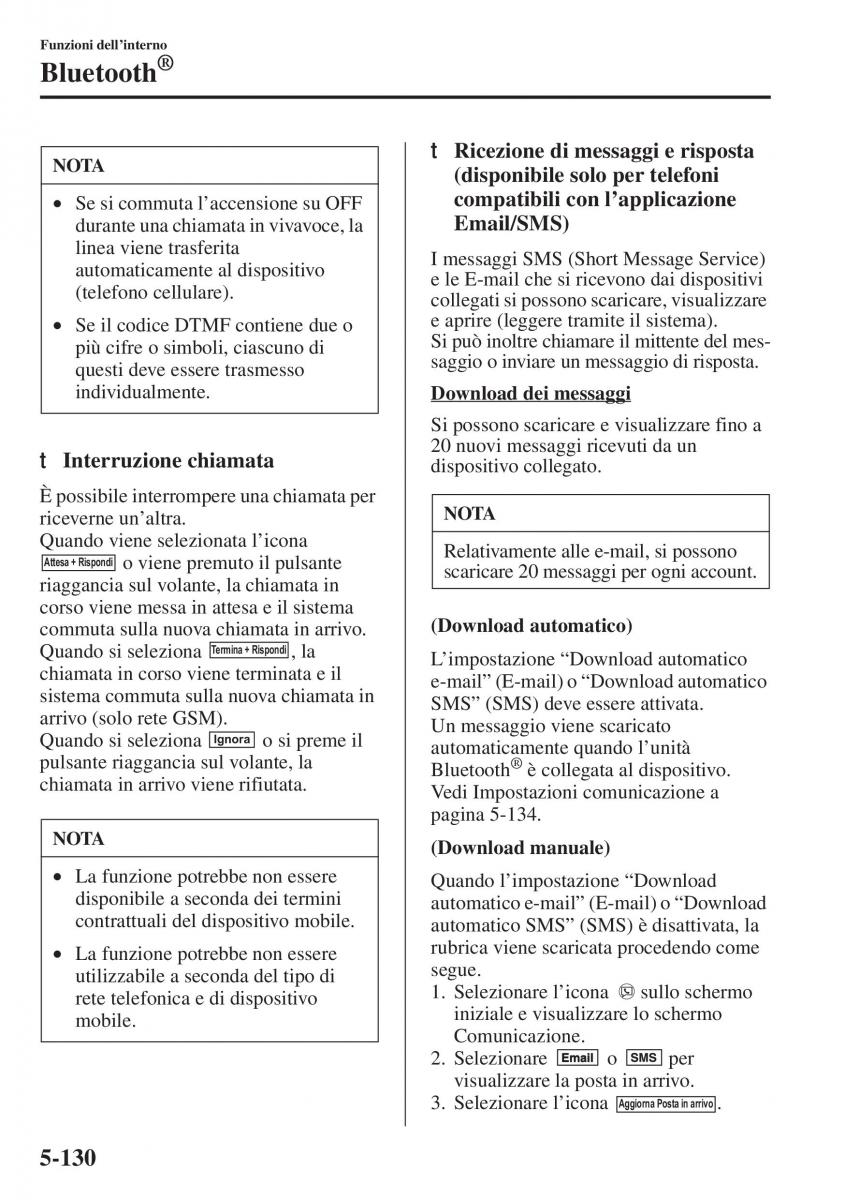 Mazda 3 III manuale del proprietario / page 464