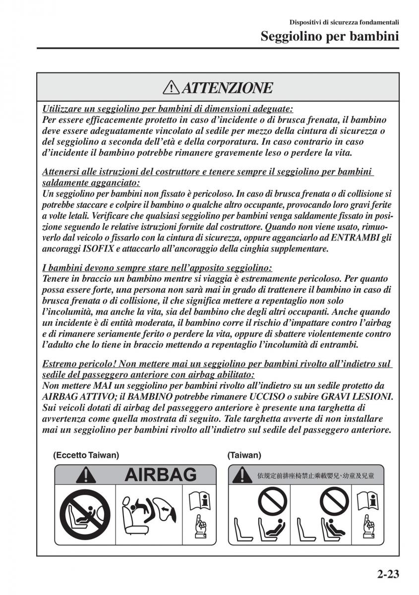 Mazda 3 III manuale del proprietario / page 47