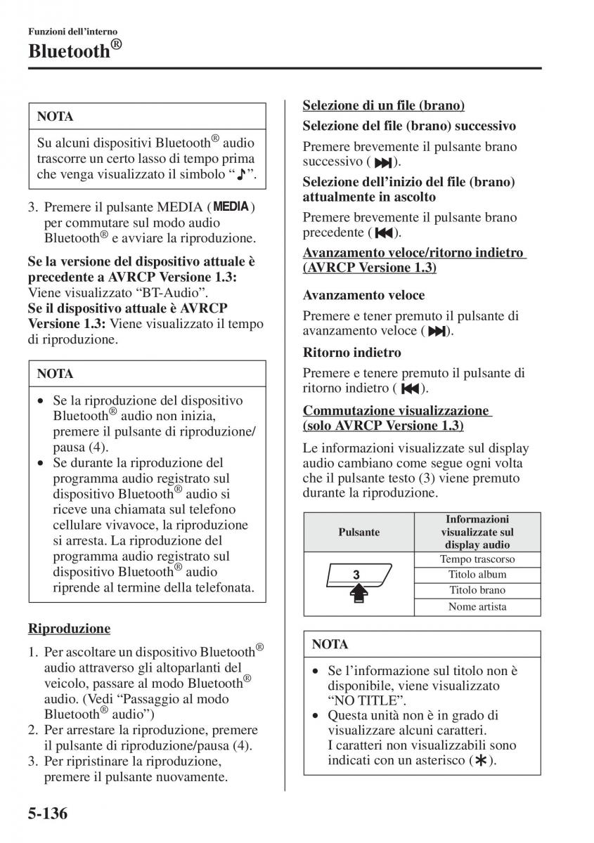 Mazda 3 III manuale del proprietario / page 470