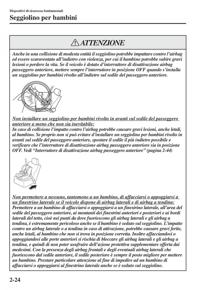 Mazda 3 III manuale del proprietario / page 48