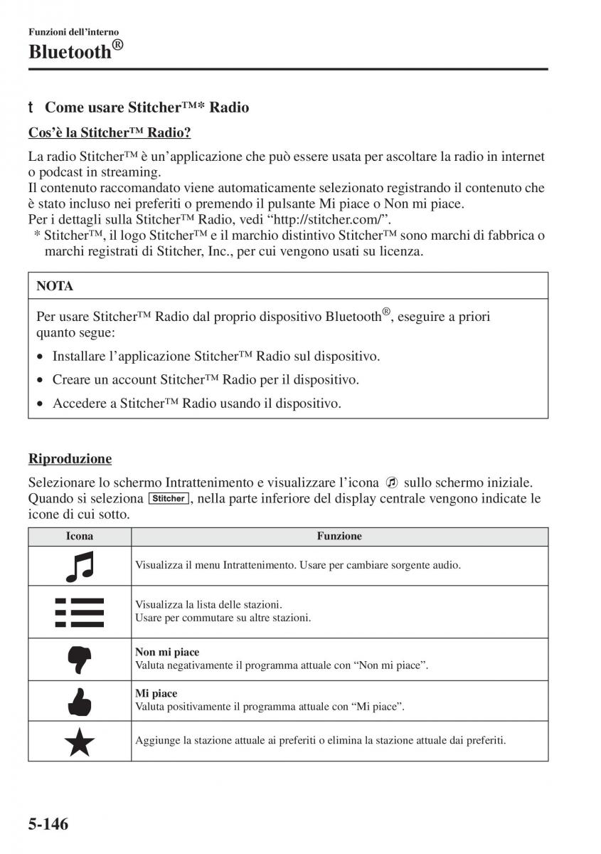 Mazda 3 III manuale del proprietario / page 480