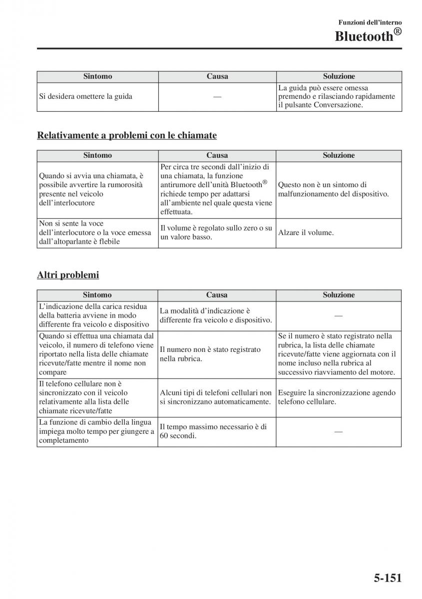 Mazda 3 III manuale del proprietario / page 485