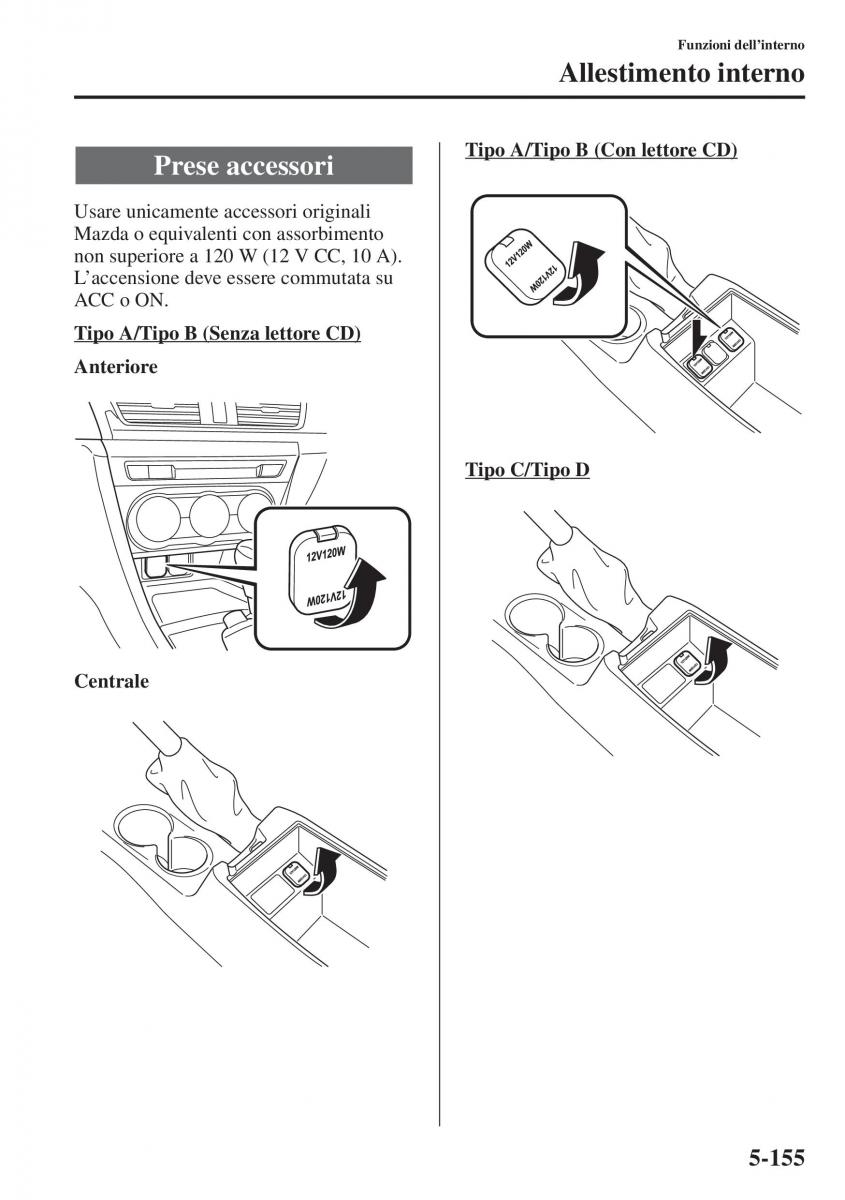 Mazda 3 III manuale del proprietario / page 489