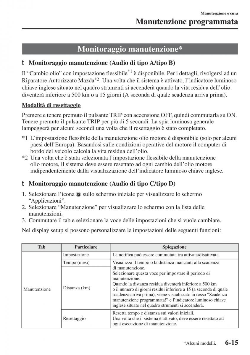 Mazda 3 III manuale del proprietario / page 511