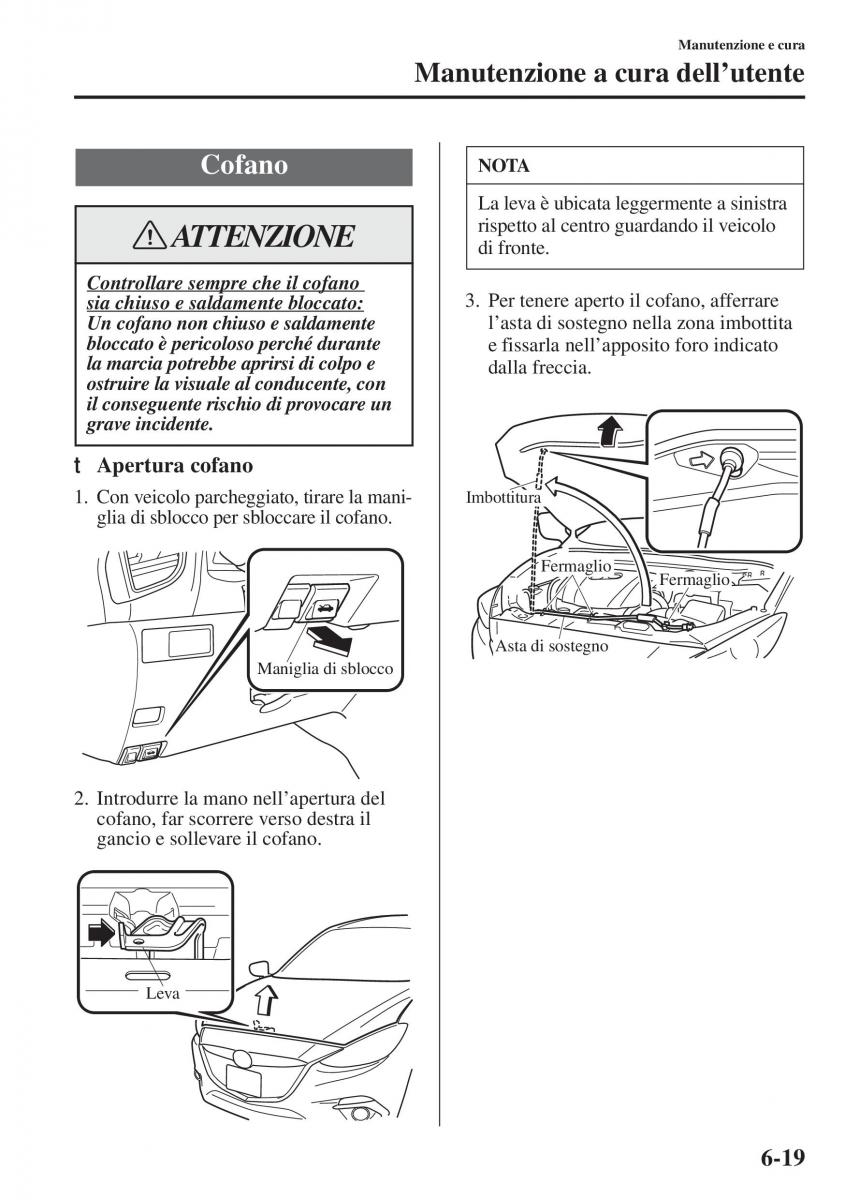 Mazda 3 III manuale del proprietario / page 515