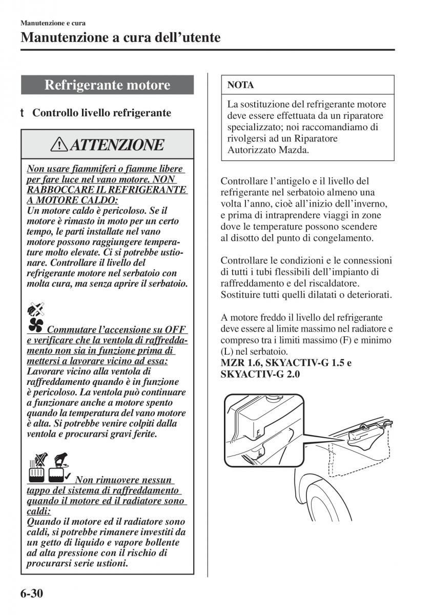 Mazda 3 III manuale del proprietario / page 526