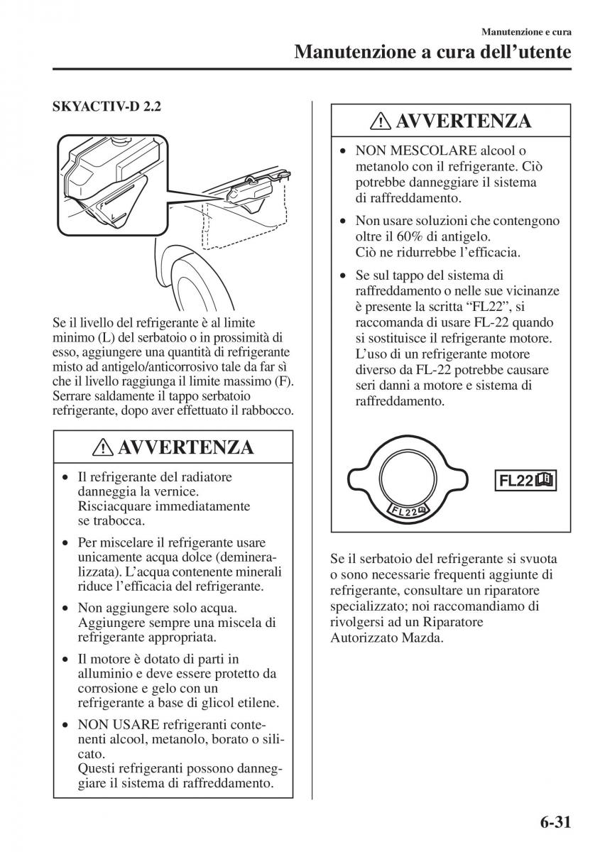 Mazda 3 III manuale del proprietario / page 527