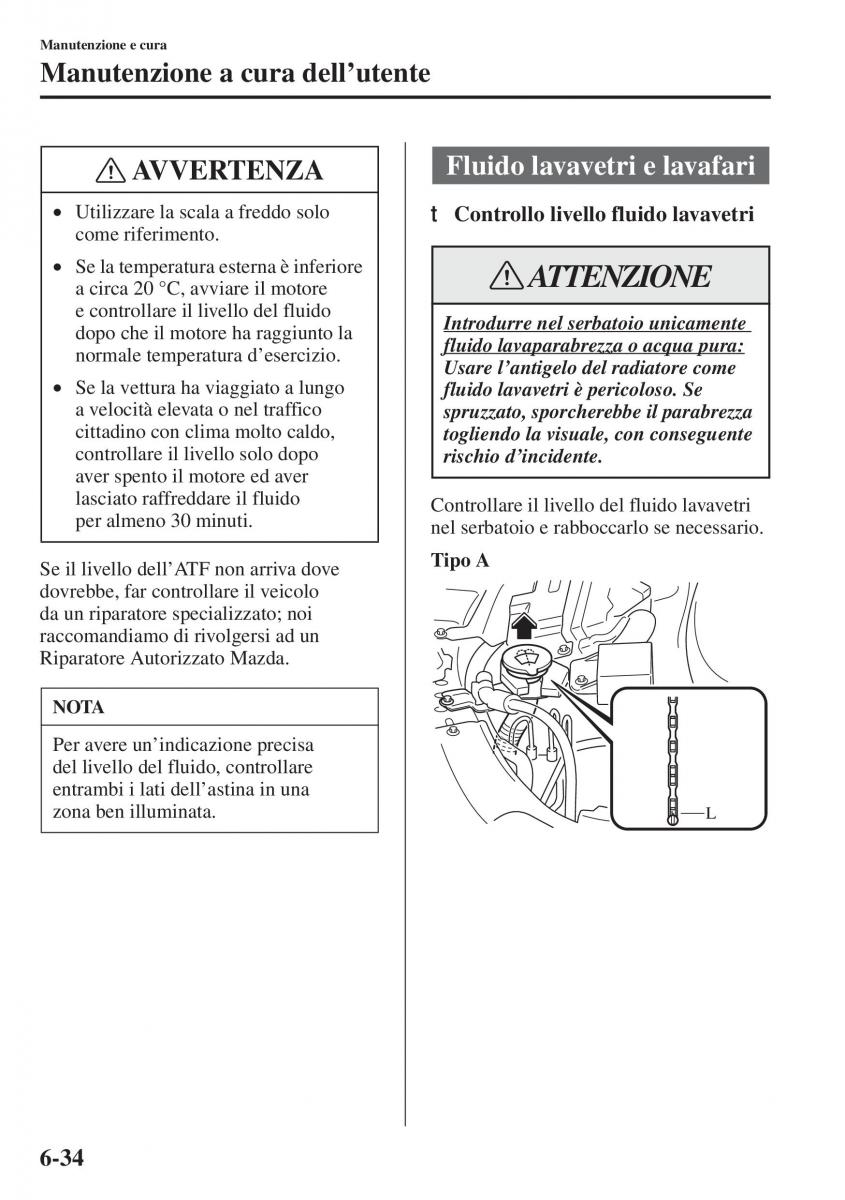 Mazda 3 III manuale del proprietario / page 530