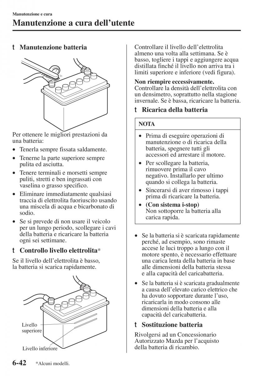 Mazda 3 III manuale del proprietario / page 538