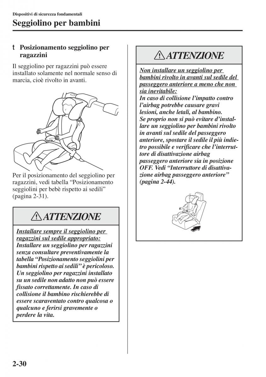 Mazda 3 III manuale del proprietario / page 54