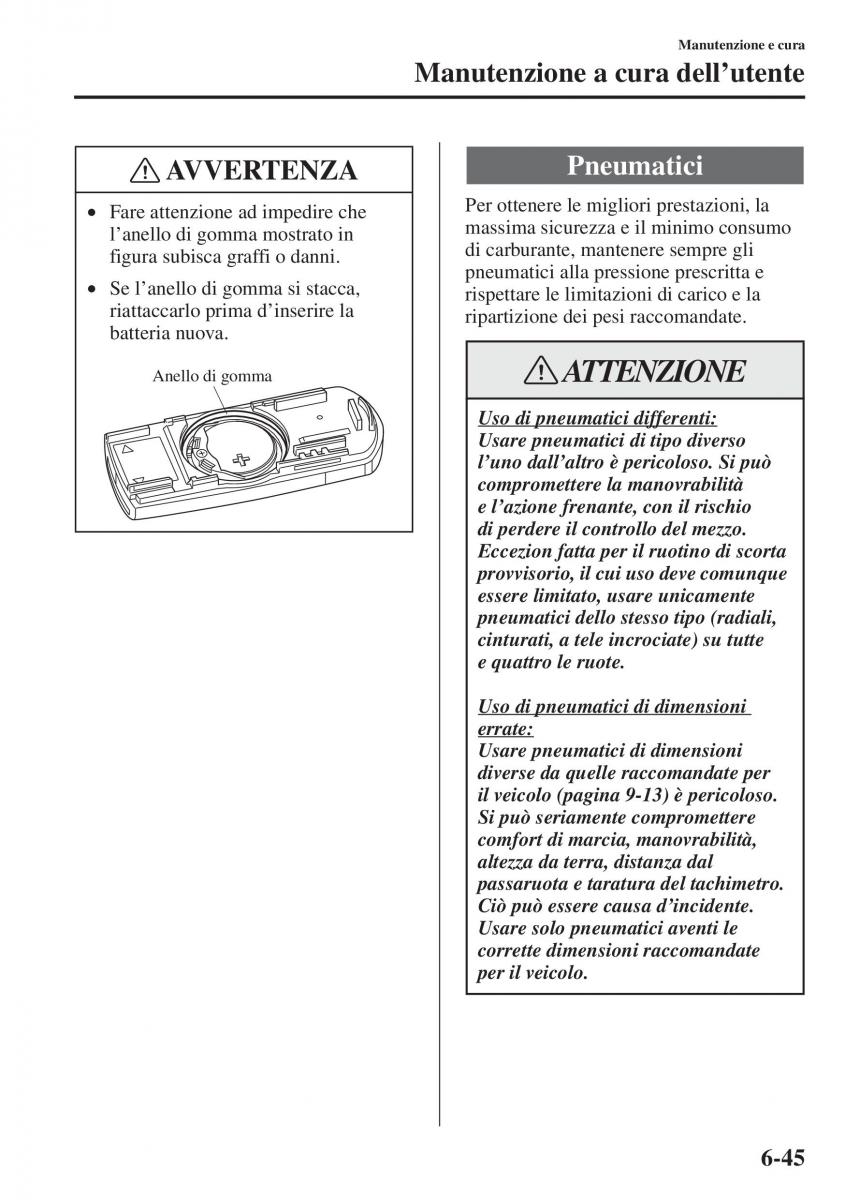 Mazda 3 III manuale del proprietario / page 541