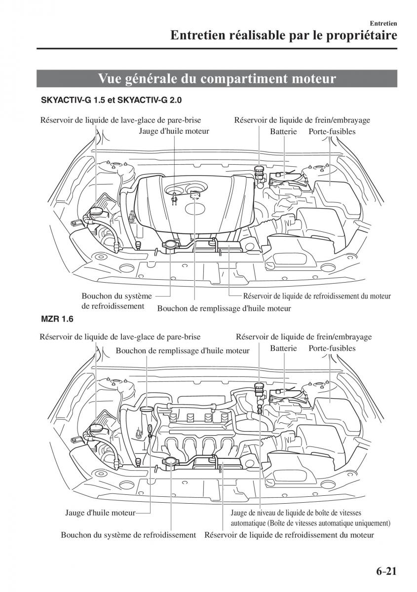 Mazda 3 III manuel du proprietaire / page 563