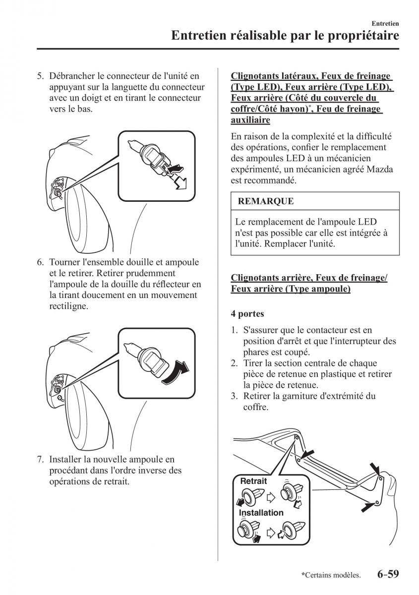 Mazda 3 III manuel du proprietaire / page 601