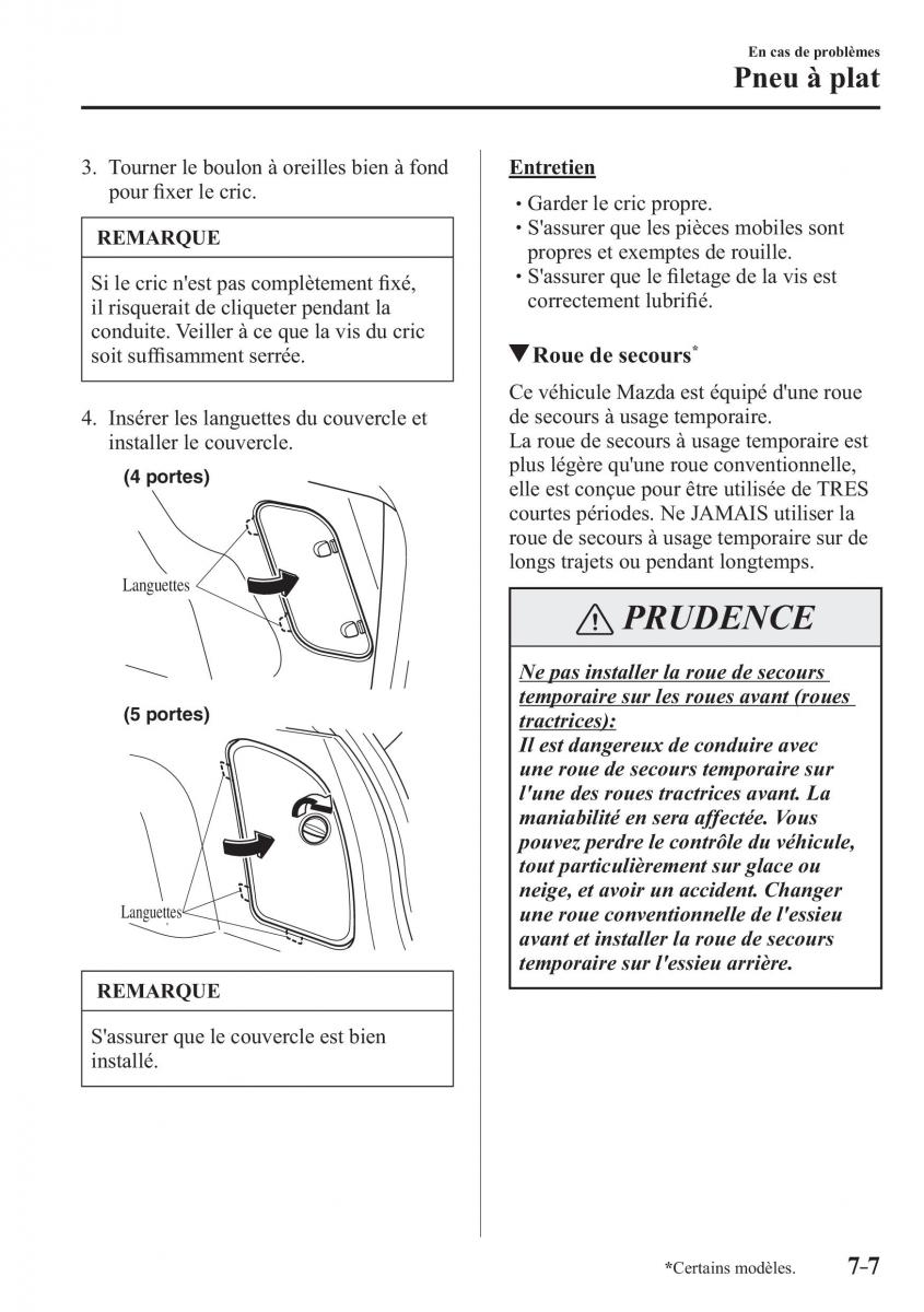 Mazda 3 III manuel du proprietaire / page 633