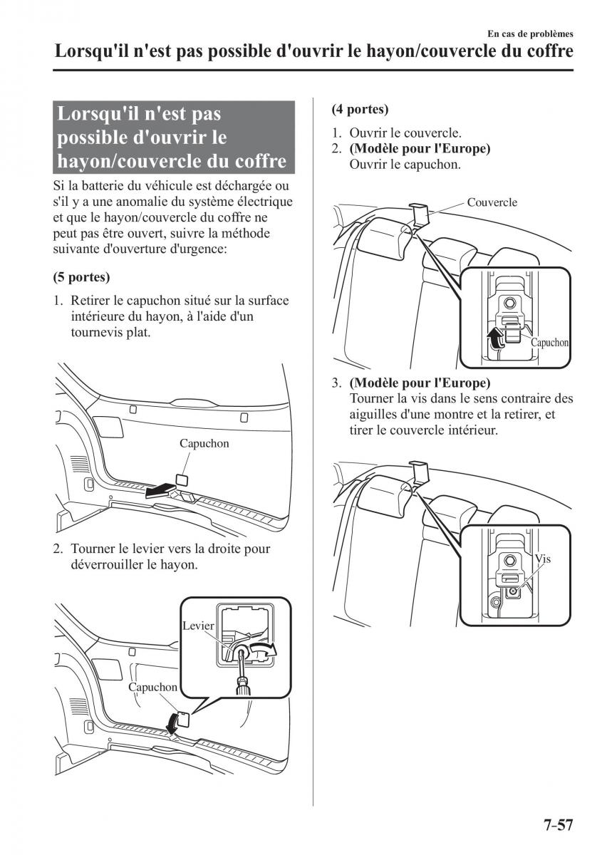 Mazda 3 III manuel du proprietaire / page 683