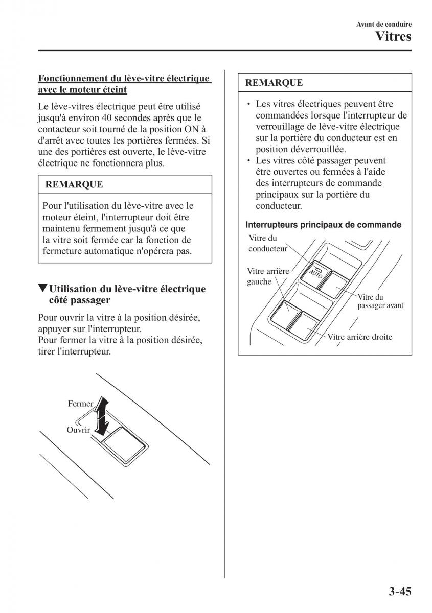 Mazda 3 III manuel du proprietaire / page 131