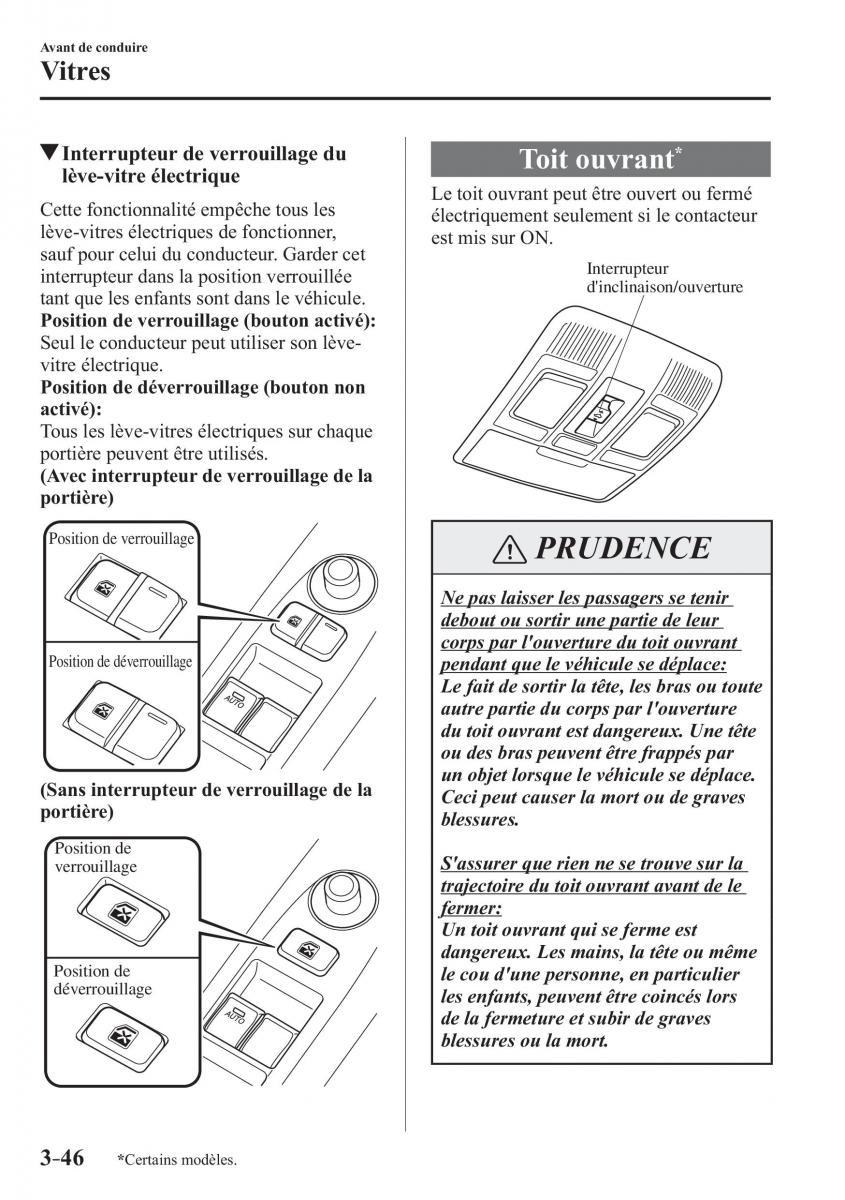 Mazda 3 III manuel du proprietaire / page 132