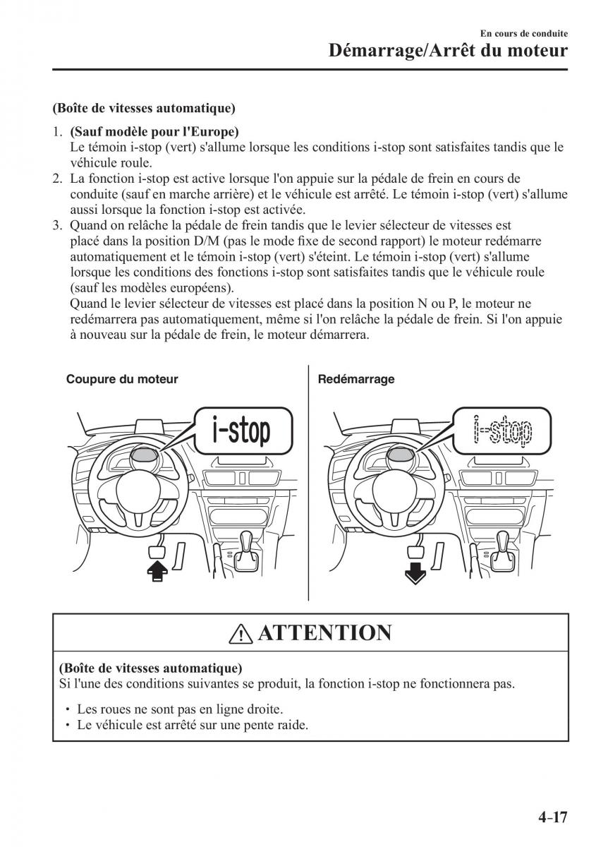 Mazda 3 III manuel du proprietaire / page 183