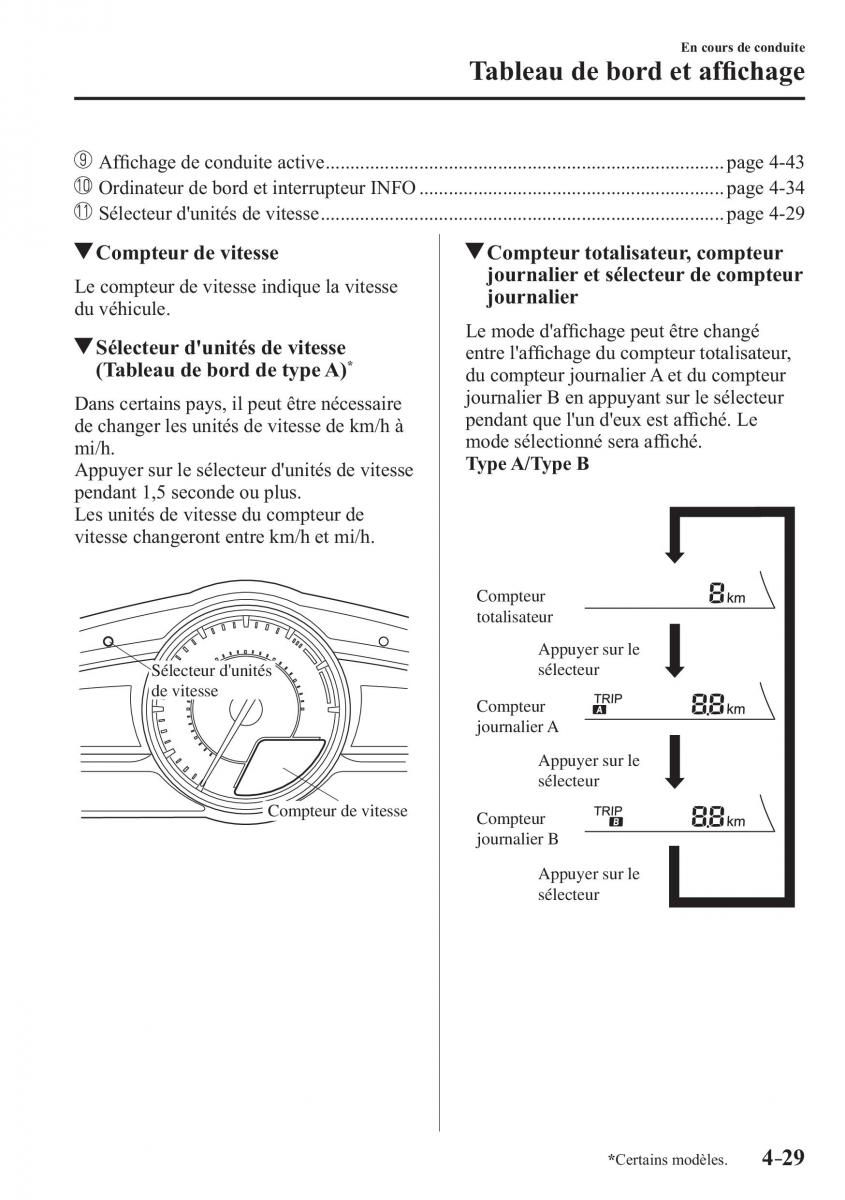 Mazda 3 III manuel du proprietaire / page 195