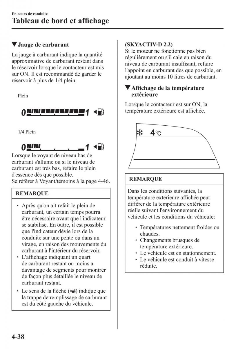 Mazda 3 III manuel du proprietaire / page 204