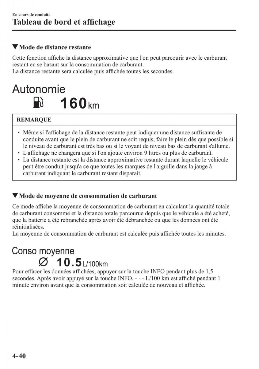 Mazda 3 III manuel du proprietaire / page 206