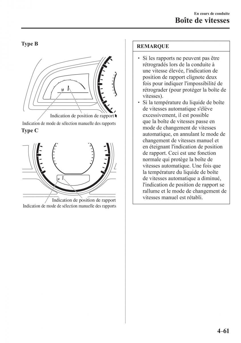 Mazda 3 III manuel du proprietaire / page 227