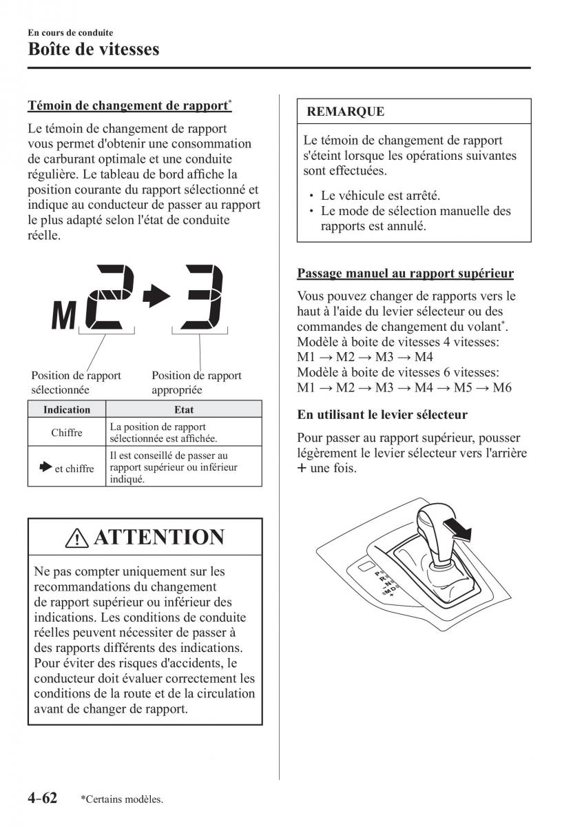 Mazda 3 III manuel du proprietaire / page 228