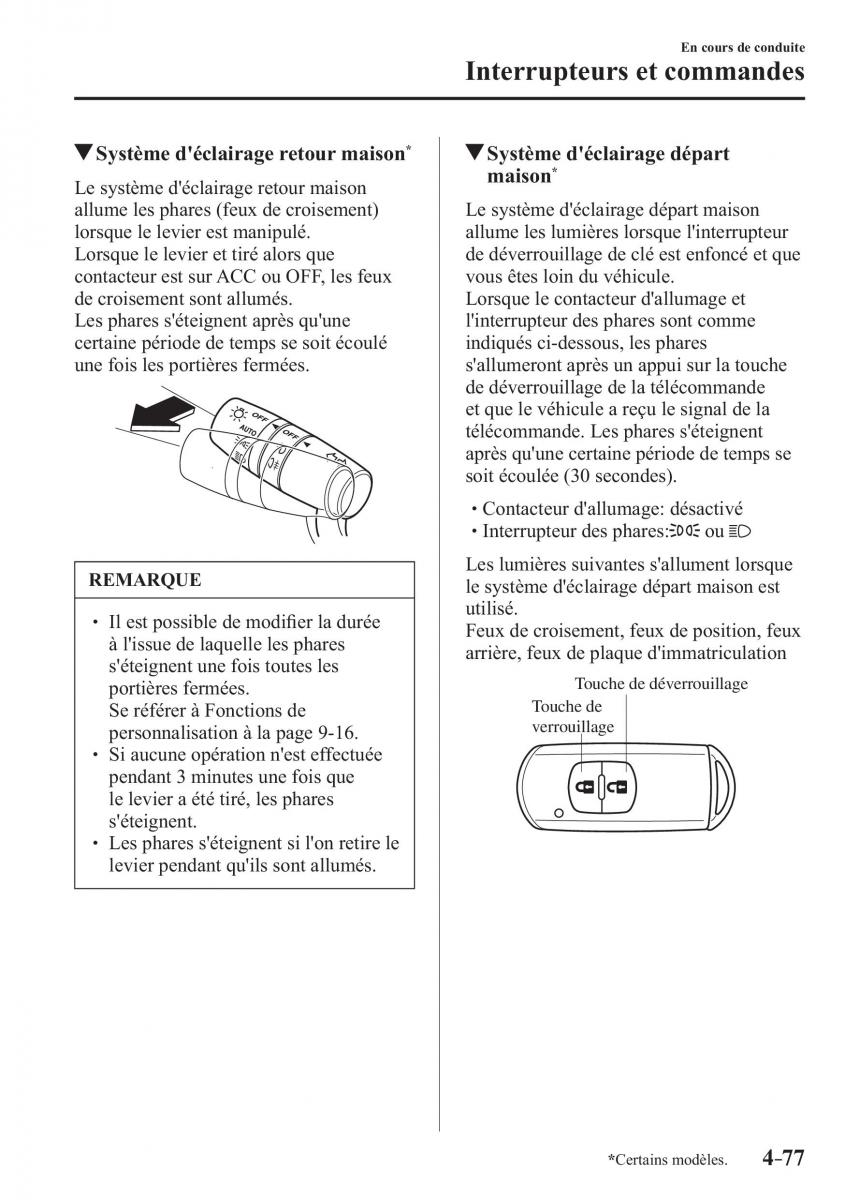 Mazda 3 III manuel du proprietaire / page 243