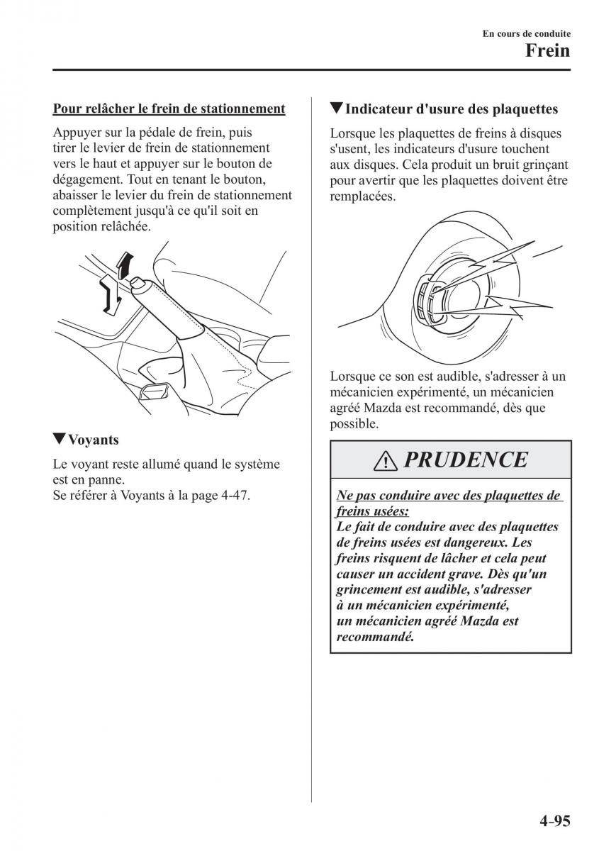 Mazda 3 III manuel du proprietaire / page 261